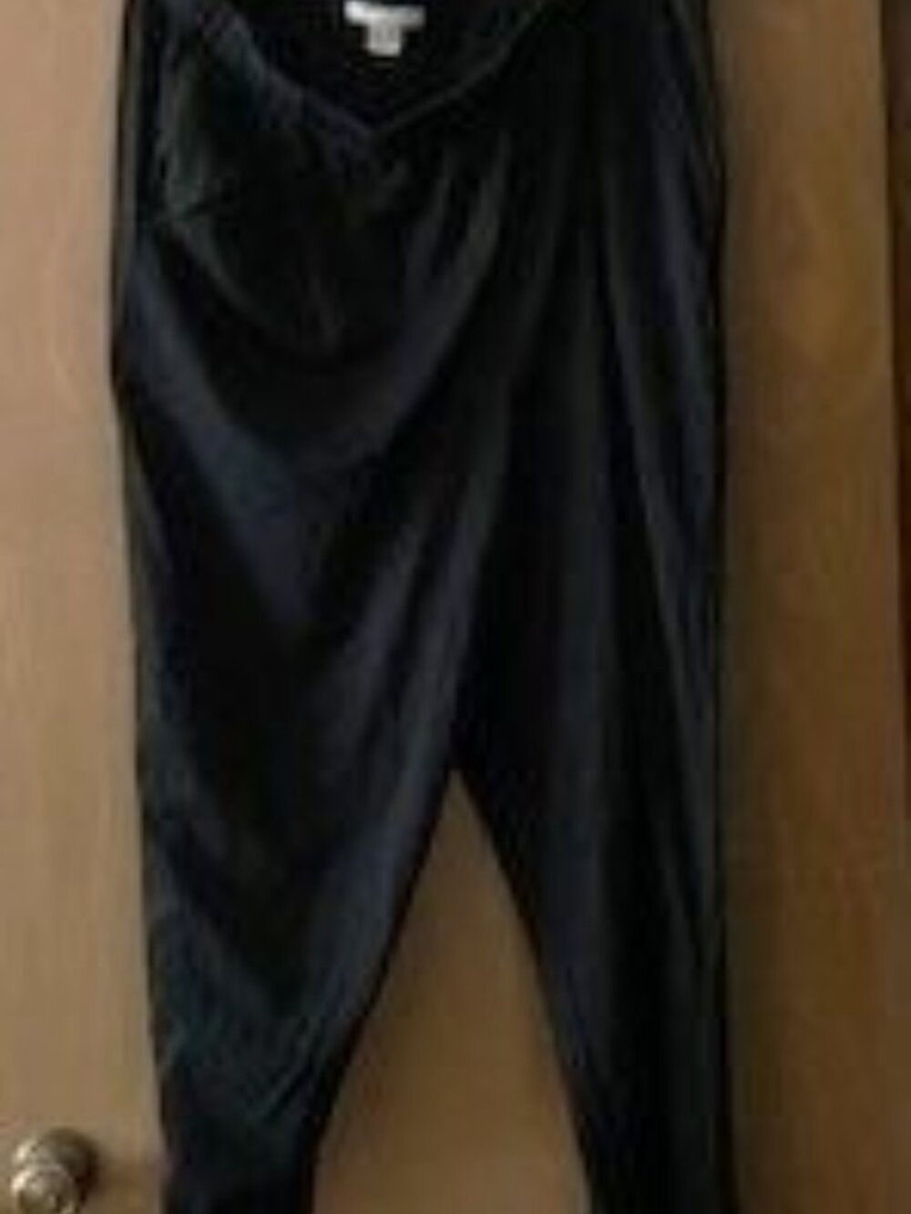 Black elastic waist Pants